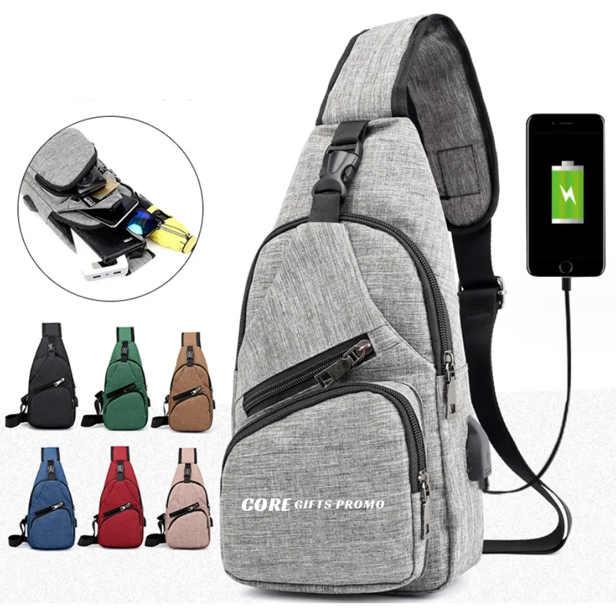Shoulder Backpack Chest Bags Crossbody Daypack 1