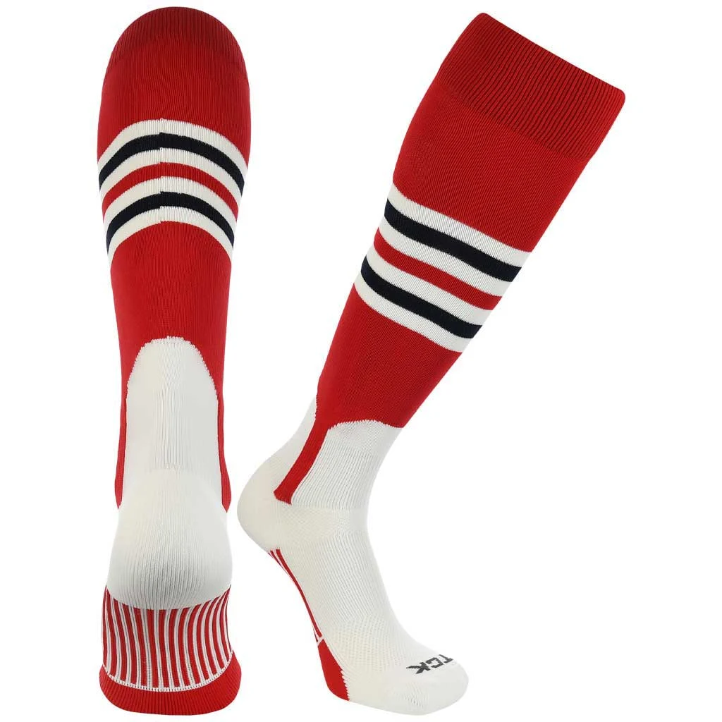 Dugout Over the Calf Stirrup Socks Pattern I 1
