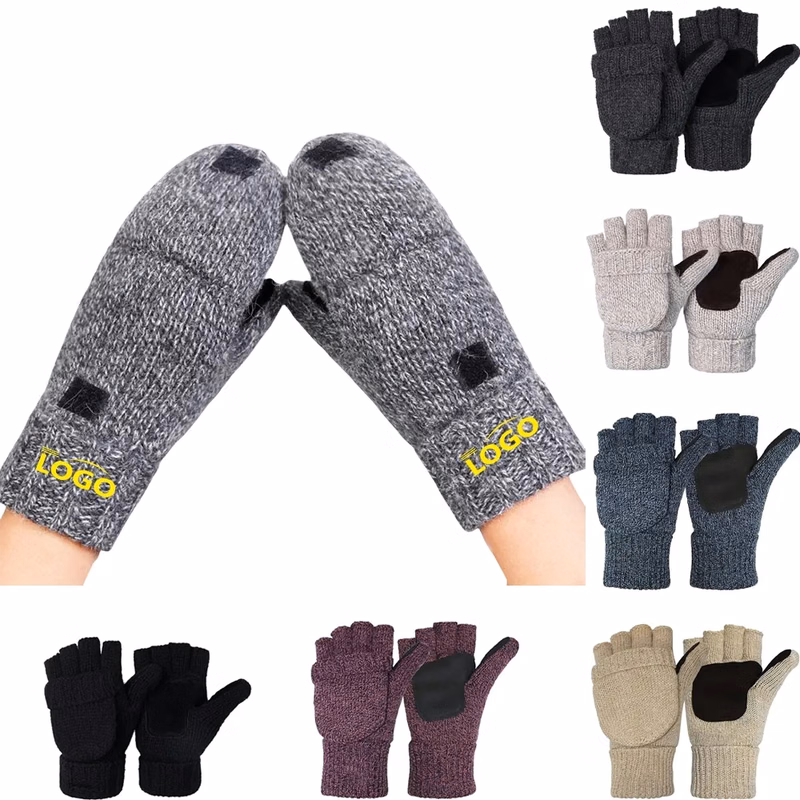 Full / Half Finger Knit Mittens