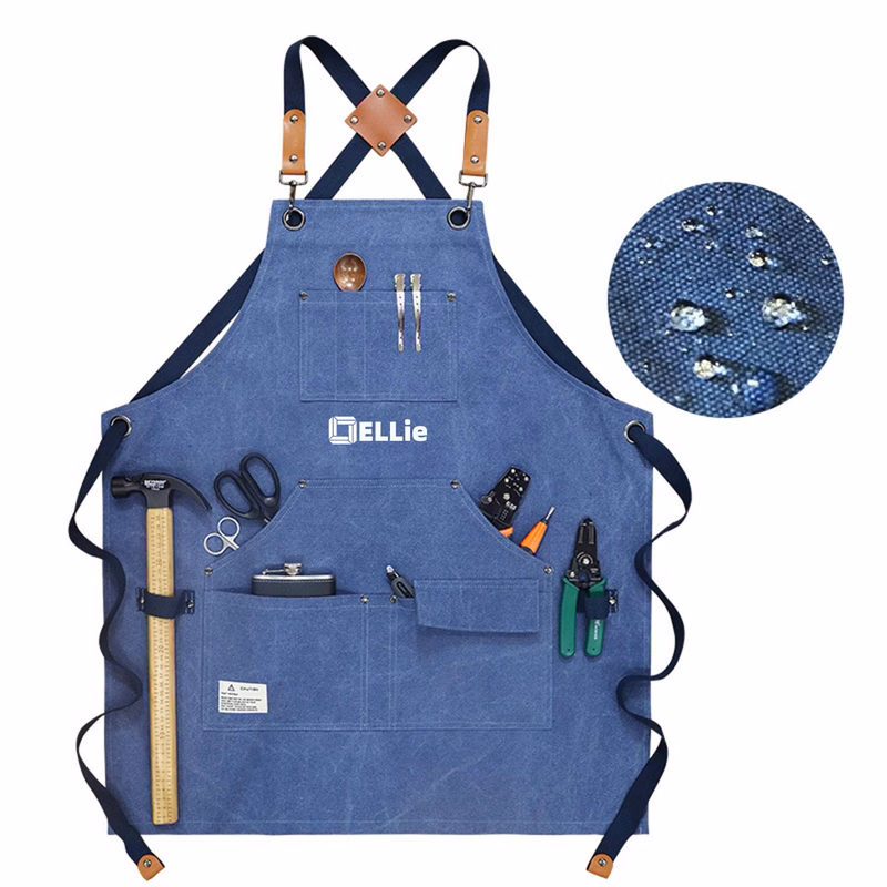 Thickened Canvas Multi-pocket Craftsman Gardening Work Apron