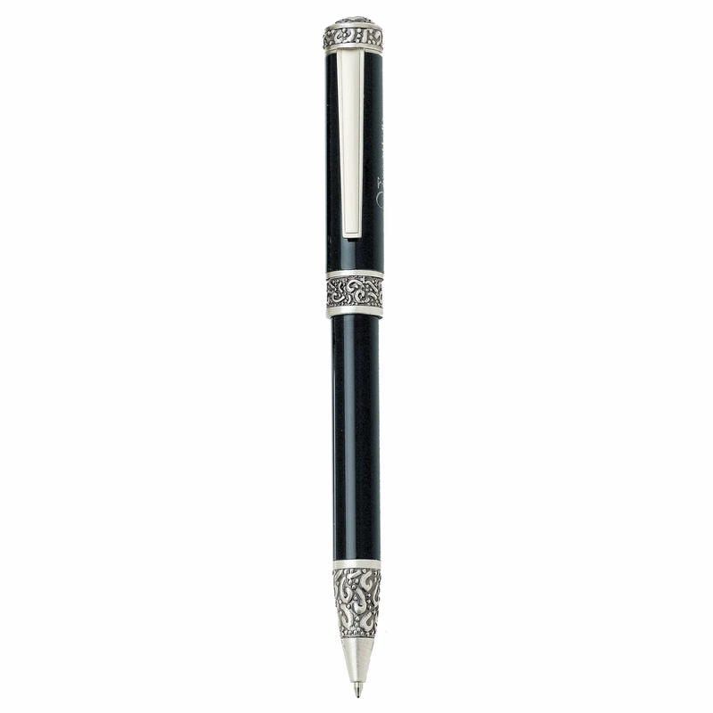 Intalica Twist Action Ballpoint Pen with Cast Metal Appointments