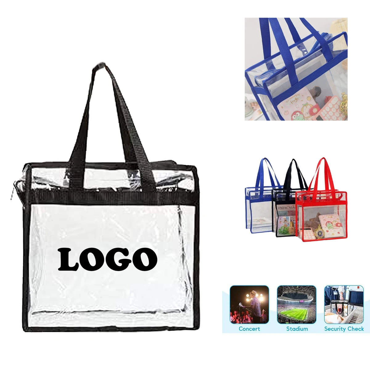 MOQ 20 pcs Custom Pvc Toiletry Bags 1