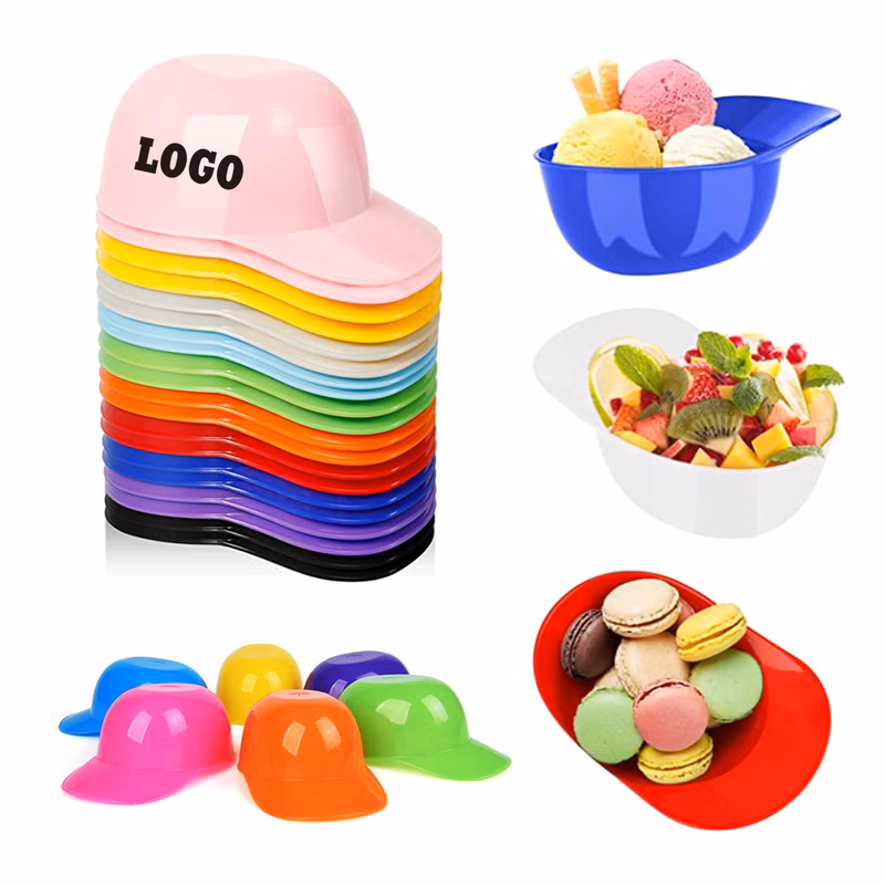 Ice Cream Baseball Helmet Bowls