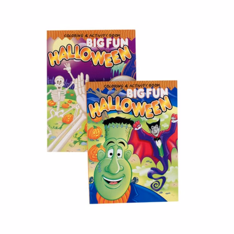 Halloween Coloring and Activity Books Assorted - 64 Pages