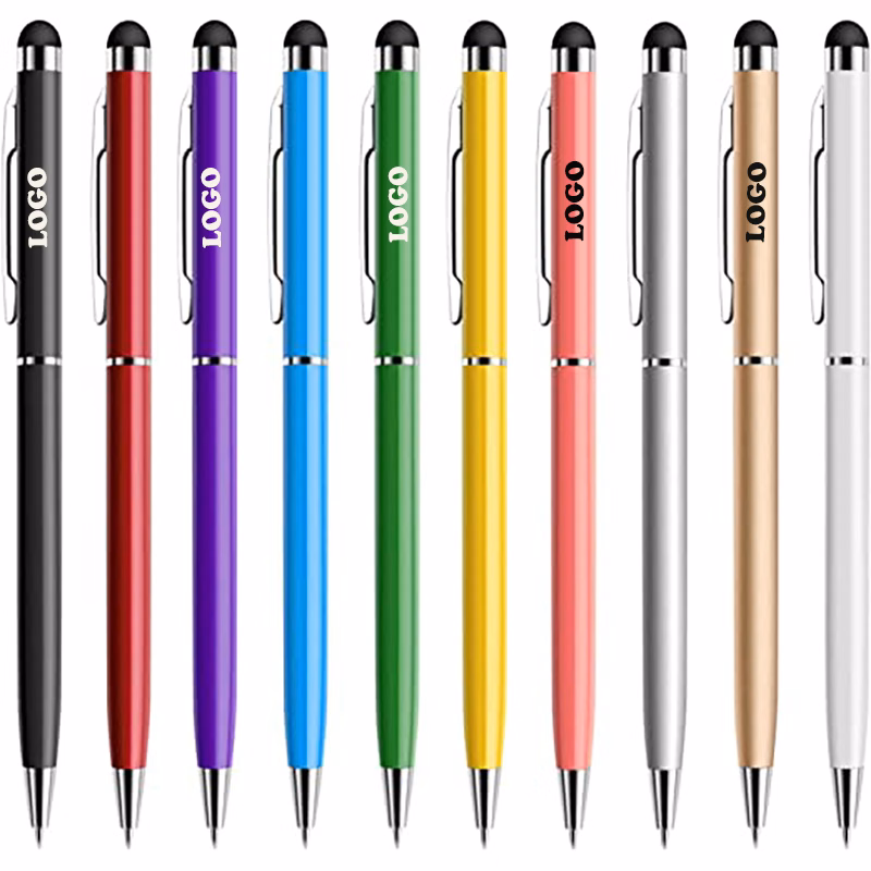 Universal 2 in 1 Stylus Touch Screens Ballpoint Pen