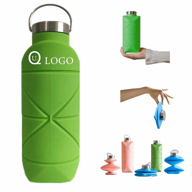 Outdoors Diamond-Shaped Collapsible Sports Bottle