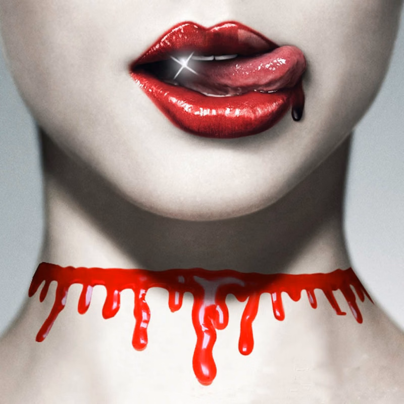 Halloween Bloodstain Necklace