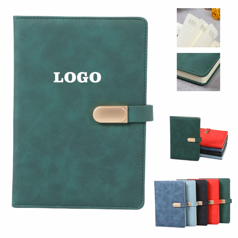 A5 PU Notebook With Metal Buckle (8.3" X 5.7")