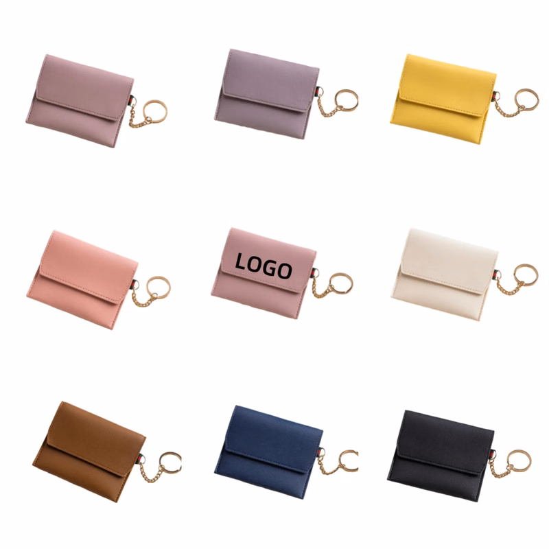 Mini Wallet Keychain Integrated ID Card Holder