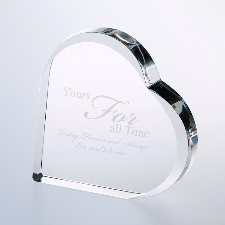 Heart Keepsake Optic Crystal Award