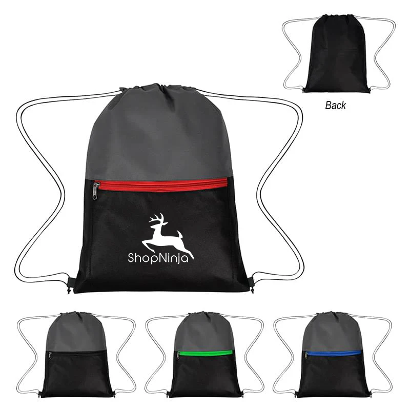 Triad Non-Woven Drawstring Bag 1