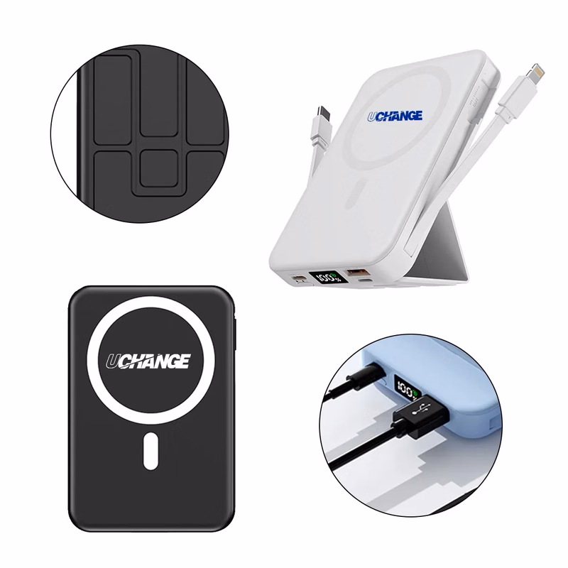 Magnetic Wireless Power Bank 10000 mAh with Stand