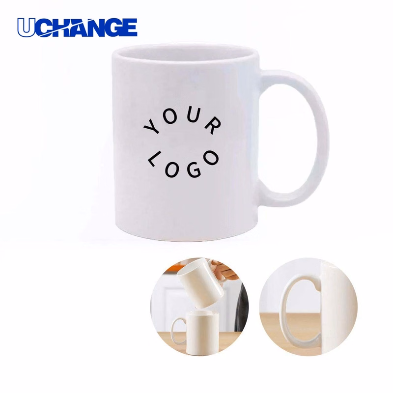 Ceramic Coffee Mug Drinkware with Smooth White Finish