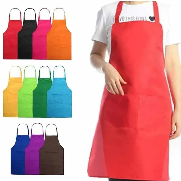 Kitchen Apron With Front Pocket 1