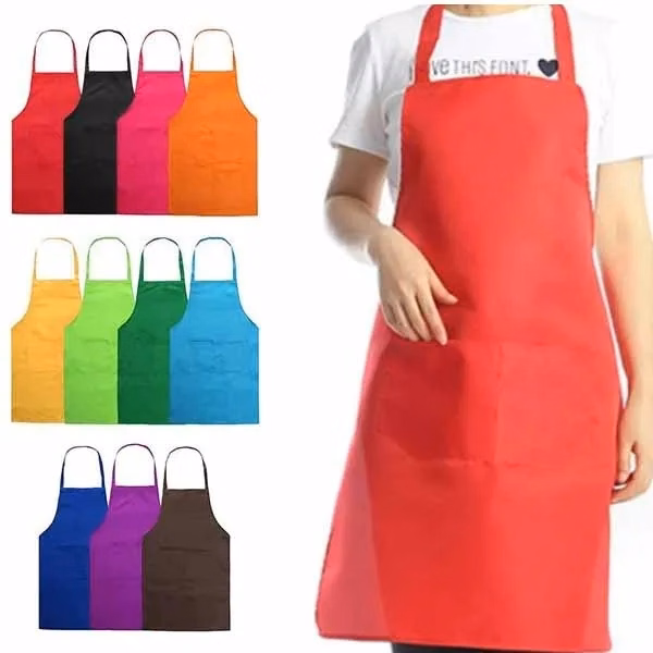 Kitchen Apron With Front Pocket