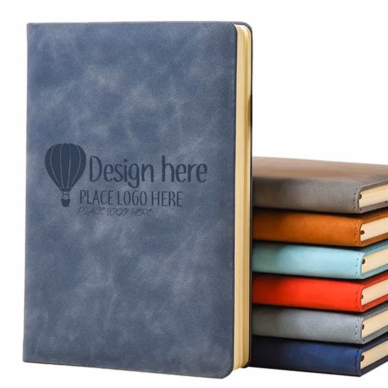 PU Leather A5 Notebook 100 Pages with Bookmark