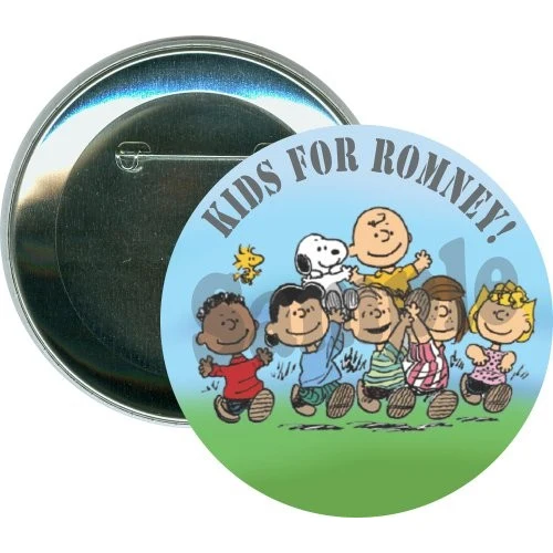 Kids for Romney, Political Button 1