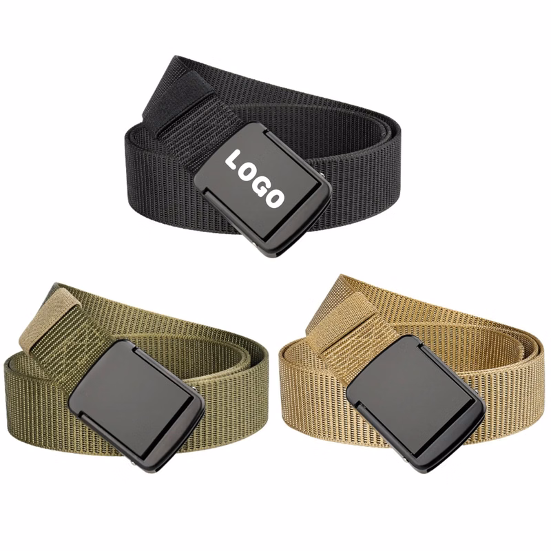 MOQ 50pcs Adjustable Nylon Tactical Belt