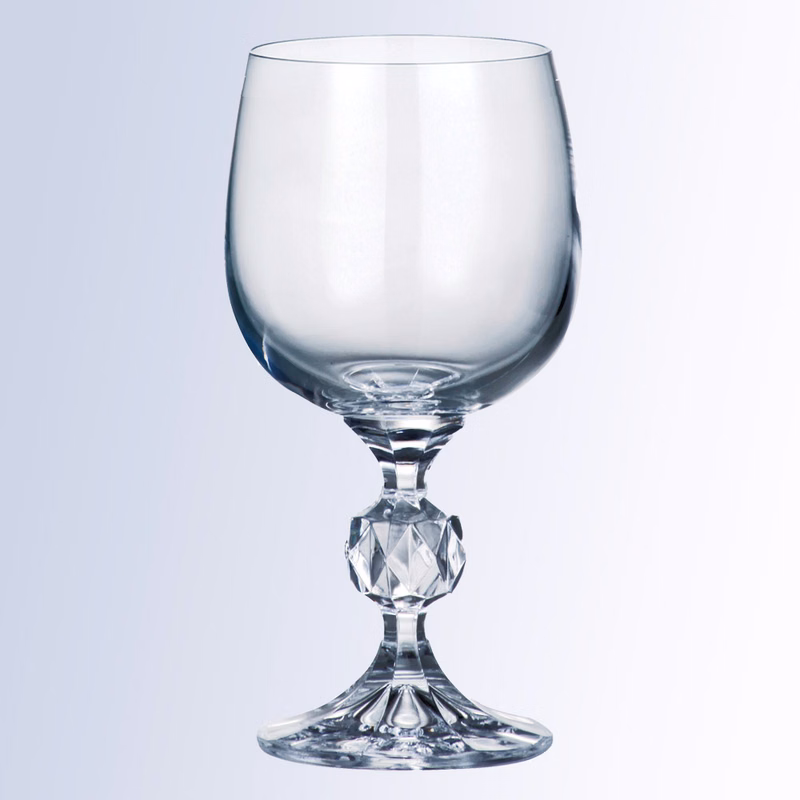6.4oz Non-Lead Crystal Wine Goblet