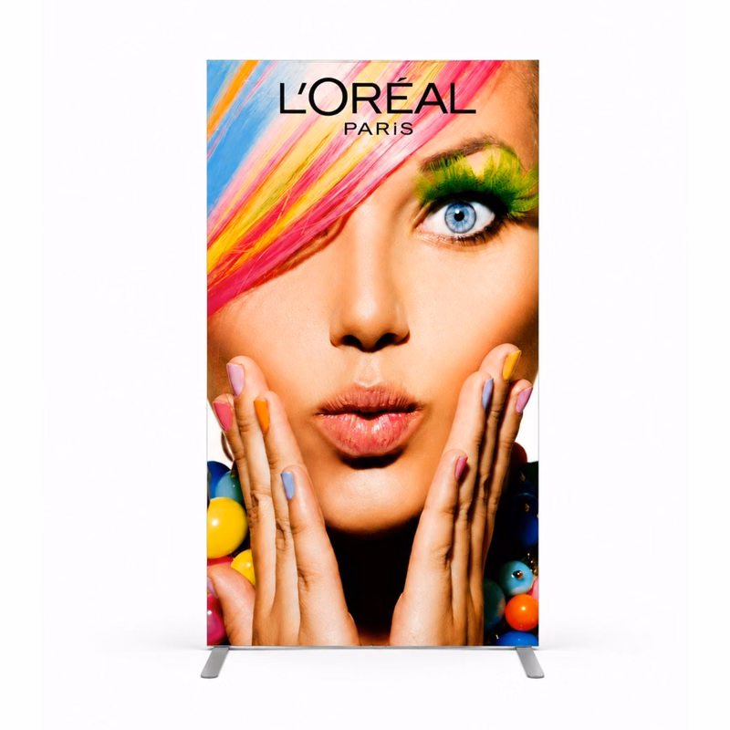 24Hr Express Ship - Frontlit SEG Fabric Banner Stand and bag, 40" x 80", NO SETUP CHARGE