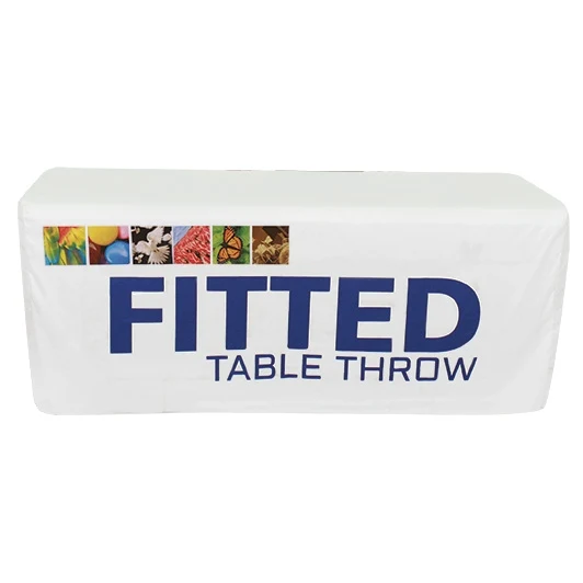 6' Fitted Printed Table Throw 1
