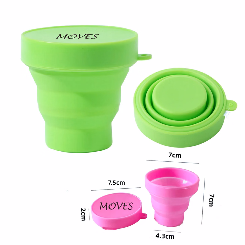 6OZ Portable Silicon Glue Folding Cup
