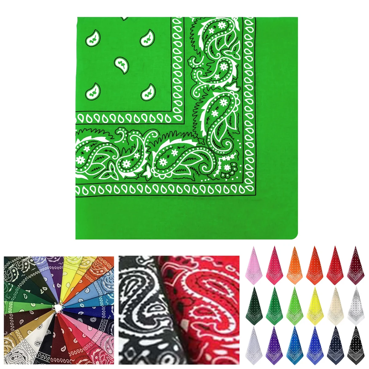 Vibrant Color Bandana Scarf for Events 1