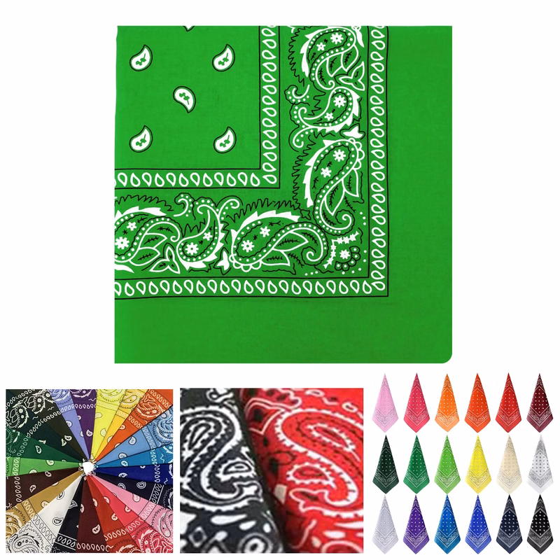 Vibrant Color Bandana Scarf for Events