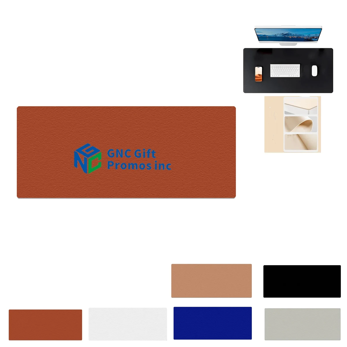28 X 13Leather Desktop Mouse Pad 1