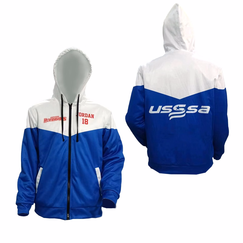 Men's Full Zip Hooded Jacket