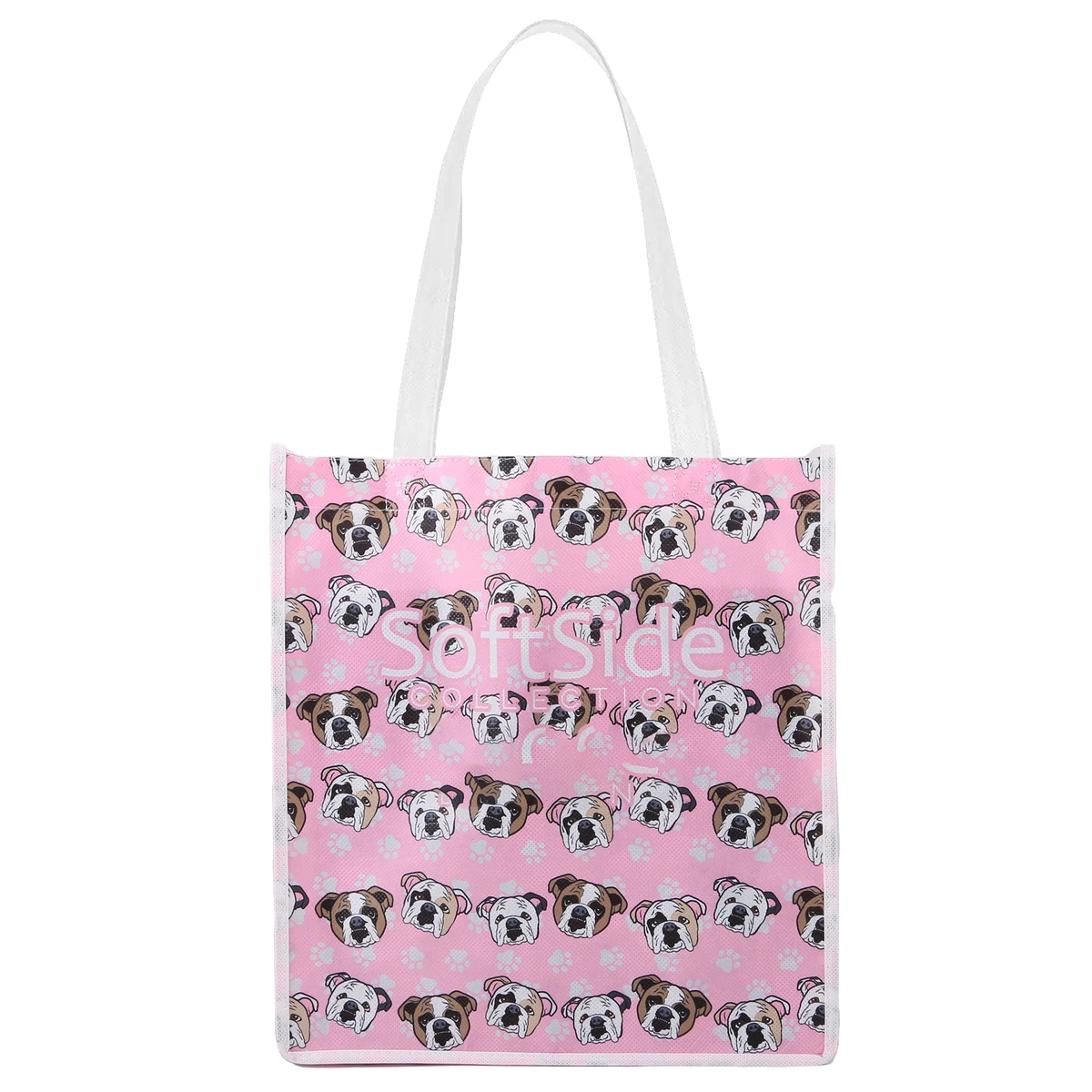 80G PET Tote Bag: 13" W x 13" H x 5" D 1