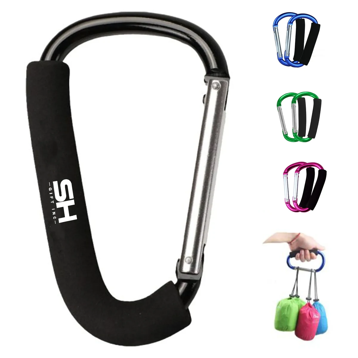 Large Stroller Hooks 1