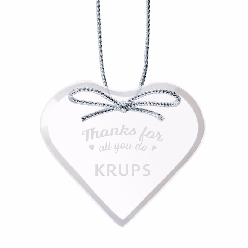 Starfire Ornament - Heart