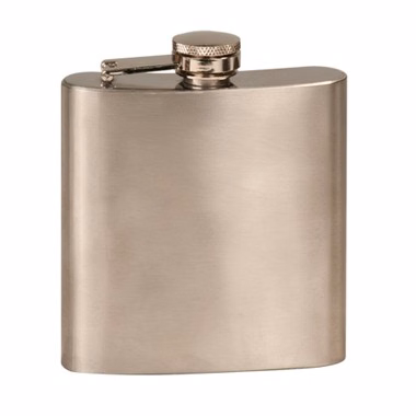6oz Stainless Steel Flask - Stainless Steel