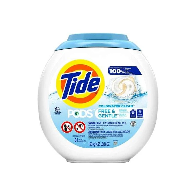 Tide 3-in-1 Laundry Detergent Packs - 4 Pack 1
