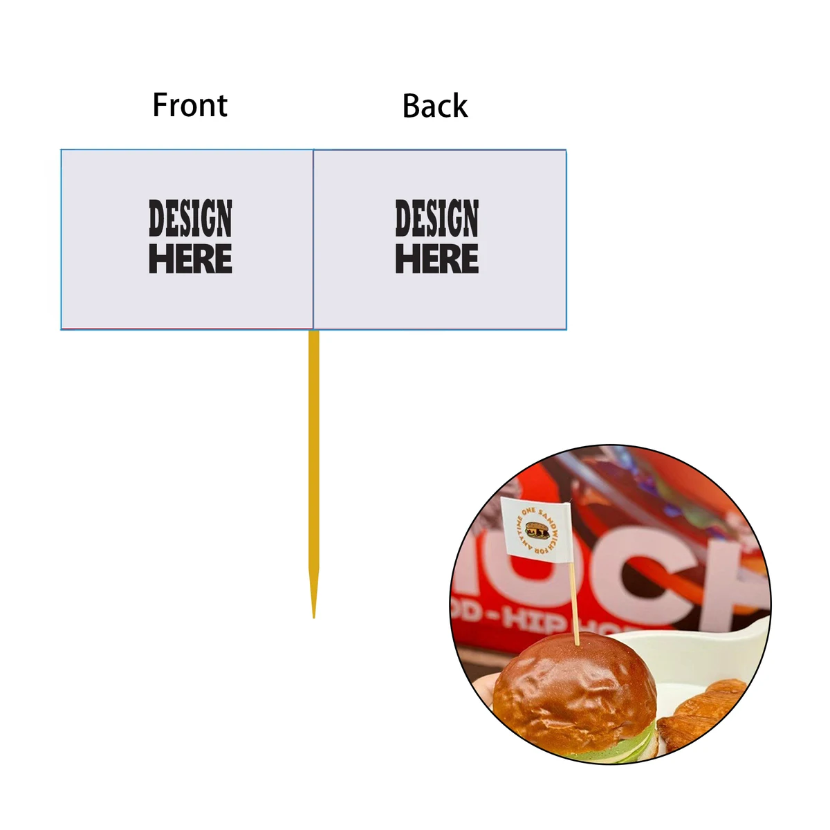 Logo Toothpick Flags 1