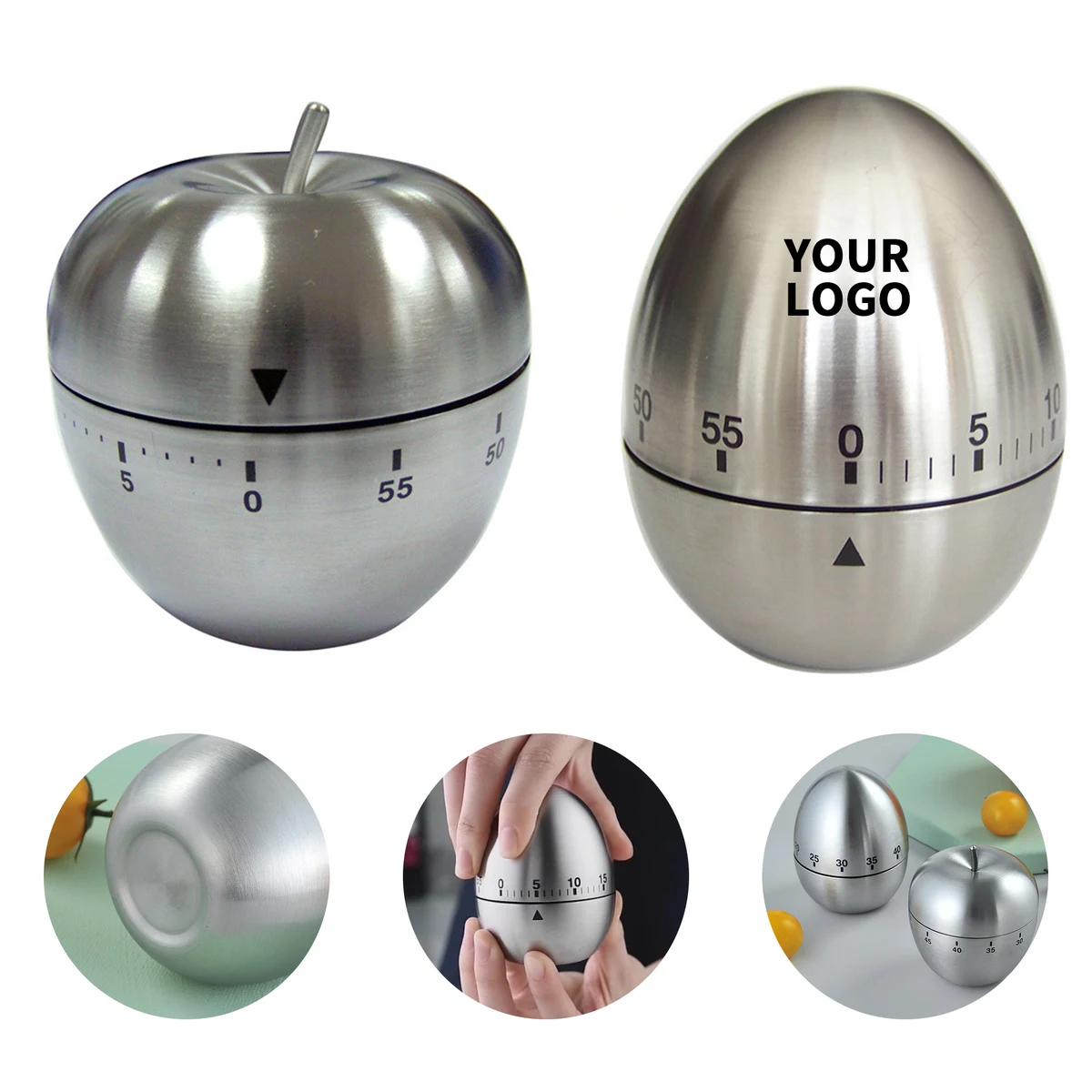Mechanical Kitchen Apple Timer 3.2" Length X 2.4" Width 1