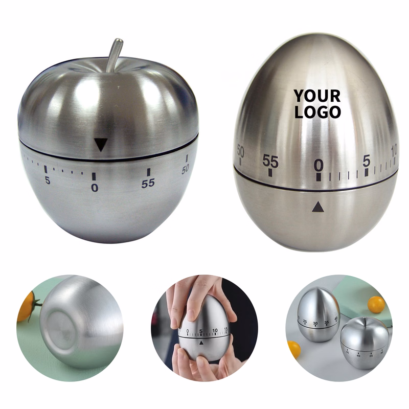 Mechanical Kitchen Apple Timer 3.2" Length X 2.4" Width