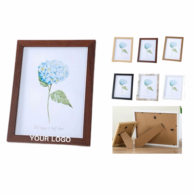 Wooden Tabletop Frame for 4x6 Photos