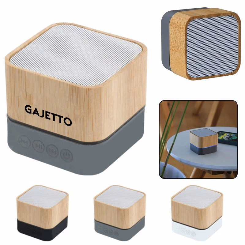 Two Tone Bluetooth Speaker - Bamboo