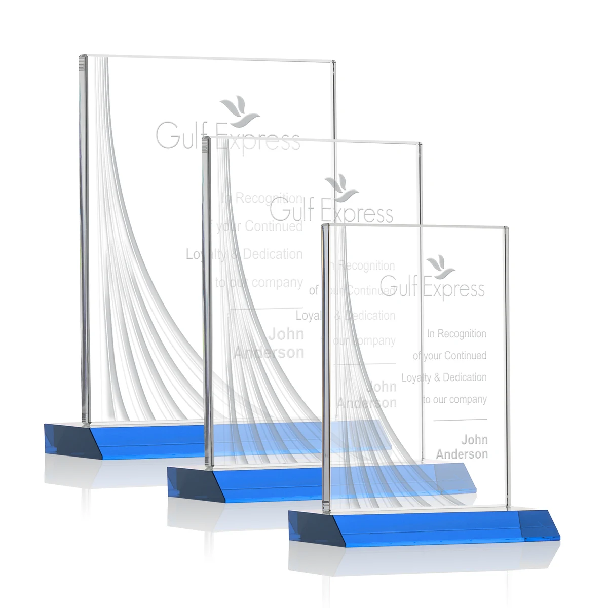 Leighton Liquid Crystal™ Award - Sky Blue 1