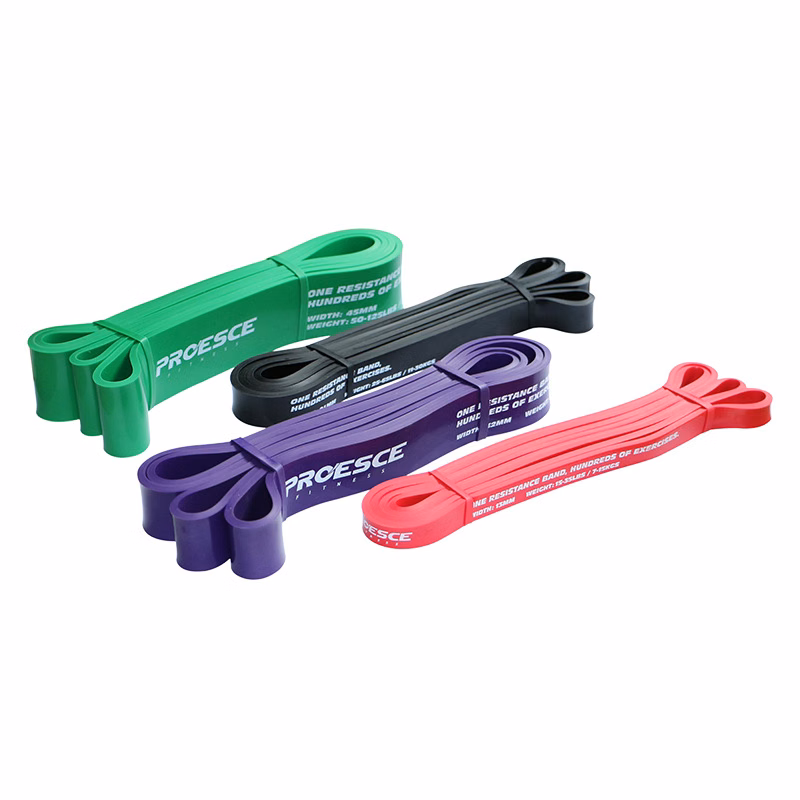 Custom Fitness Stretching Exercise Latex Loop Resistance Bands