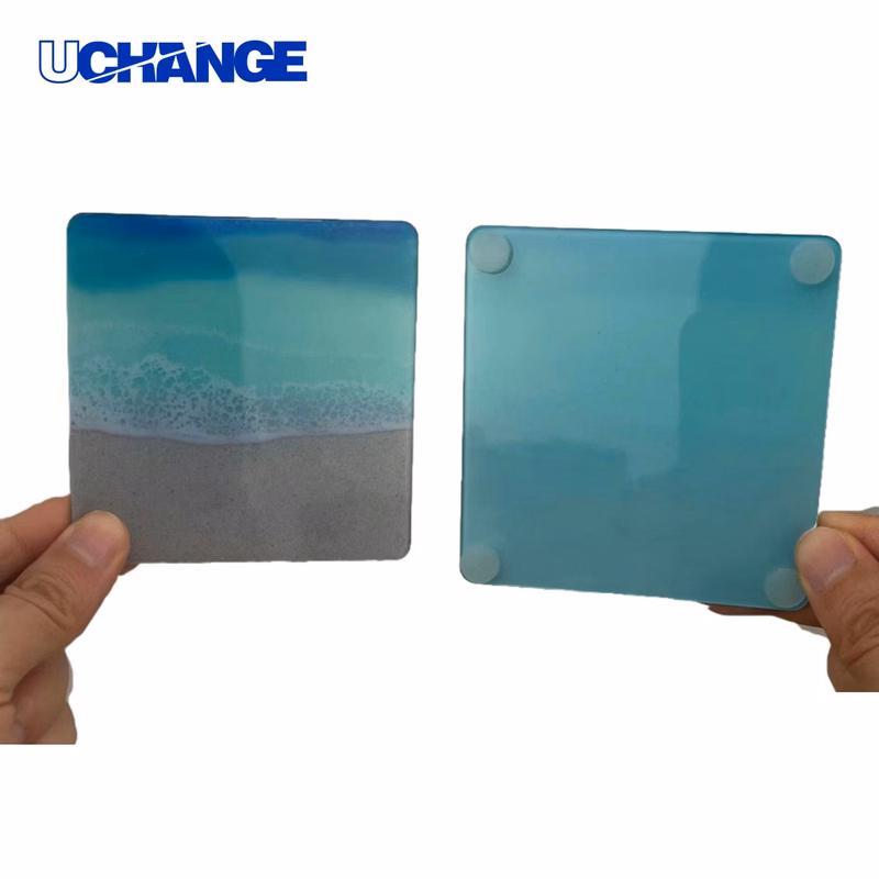 Full Color Square Acrylic Coaster Mat