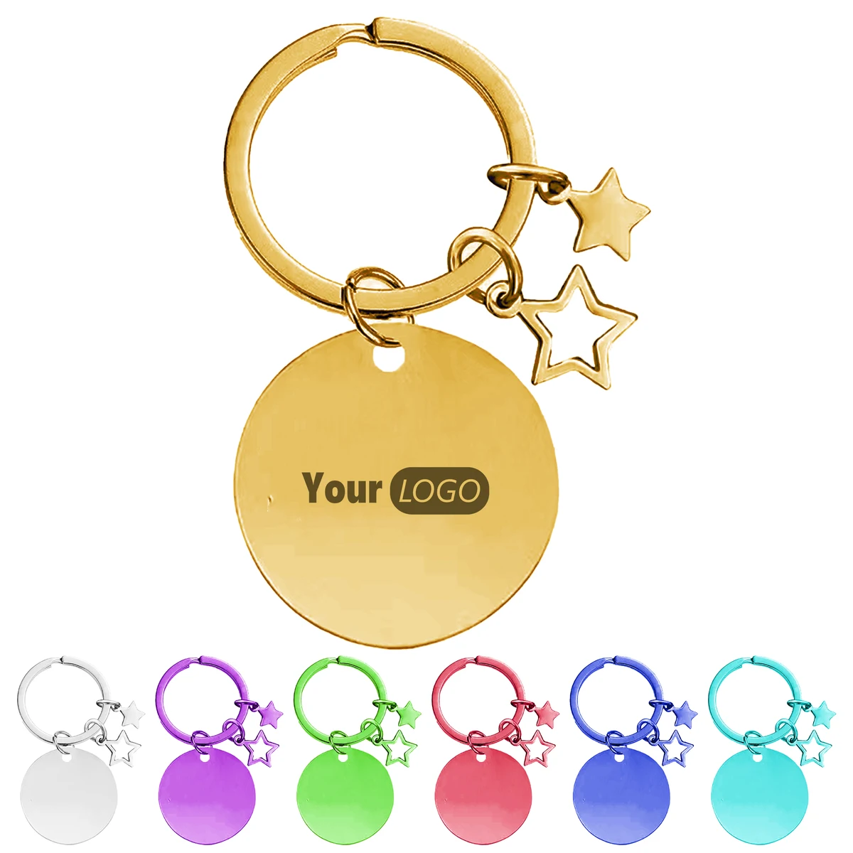 Metal Elegant Keychain With Logo Customization 1