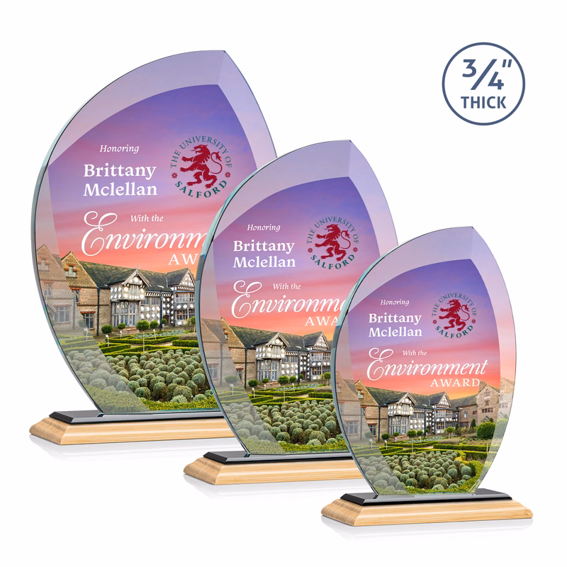 Wichita VividPrint™ Award - Bamboo/Black