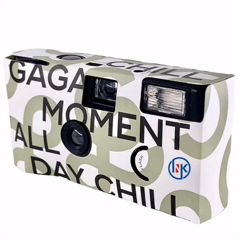 Full Color Disposable Flash Camera with 27 Exposures