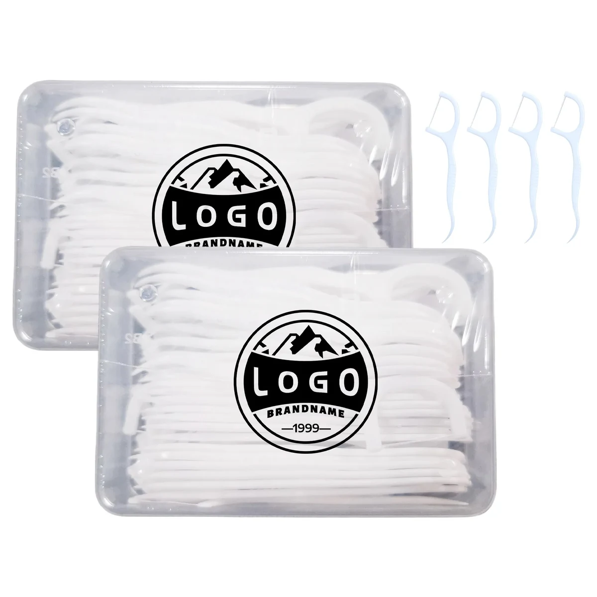 50pcs Per-Box Individually Wrapped Dental Floss Box 1