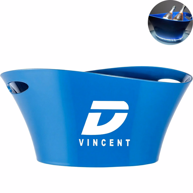 8L LED Luminous Champagne Ice Bucket