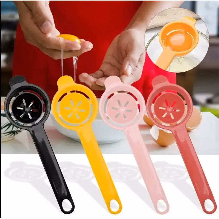 Extended Handle Plastic Egg White Separator
