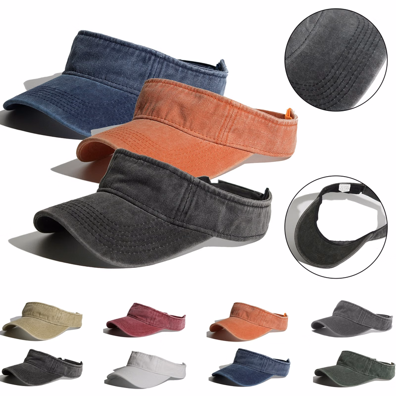 Adjustable Sports Sun Visor Hats Cotton
